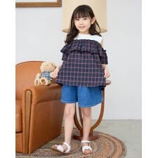 ゴールデンベア(GOLDENBEAR)のGBチェックオフショルチュニック