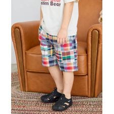 パッチワークハーフパンツ