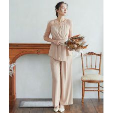 セットアップパンツドレス