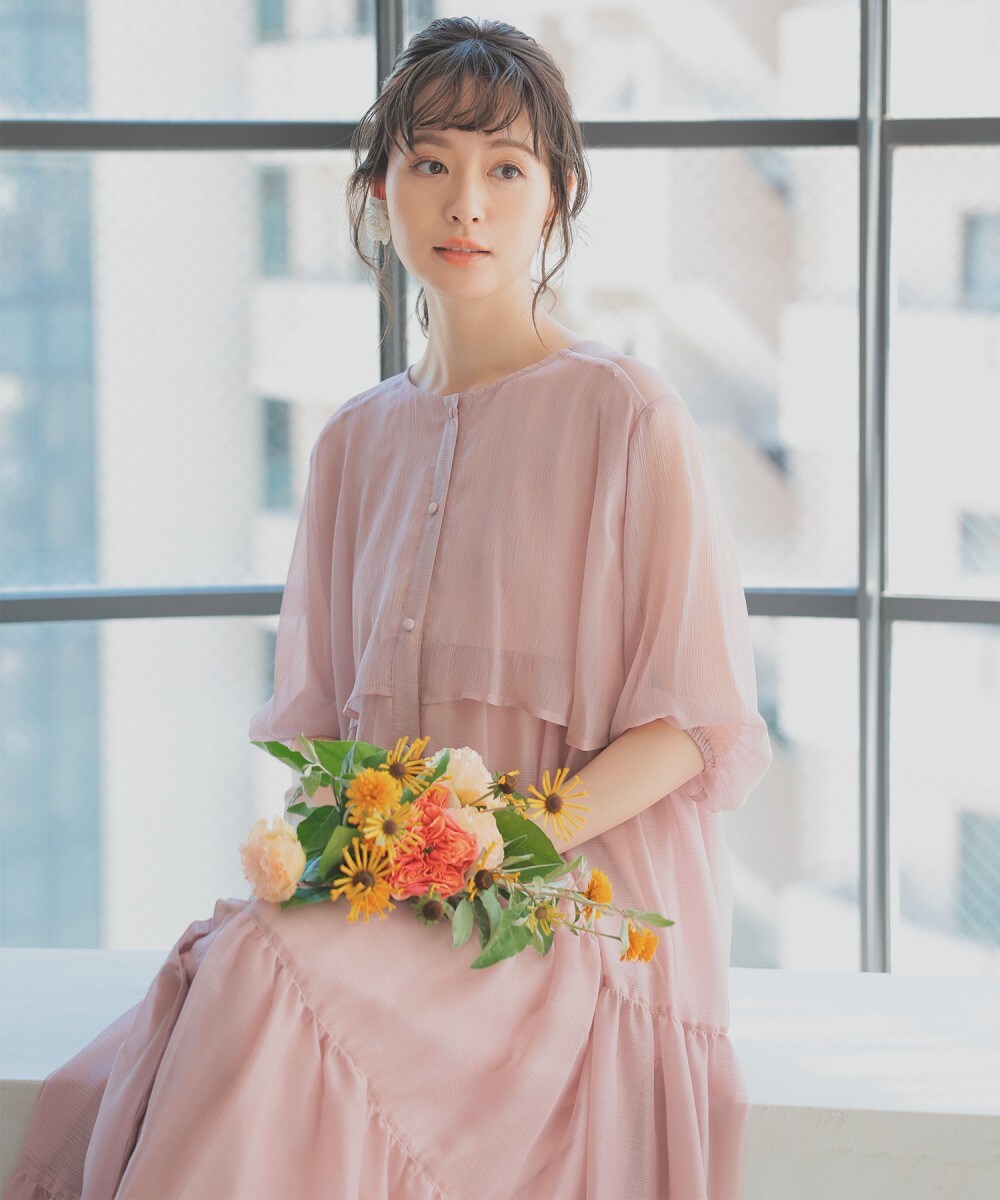 マタニティドレス　pink Amazon.co.jp: [KASVIN] マーメイドマタニティドレスのために