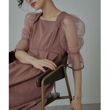 キャンディスリーブドレス結婚式ワンピースドレス