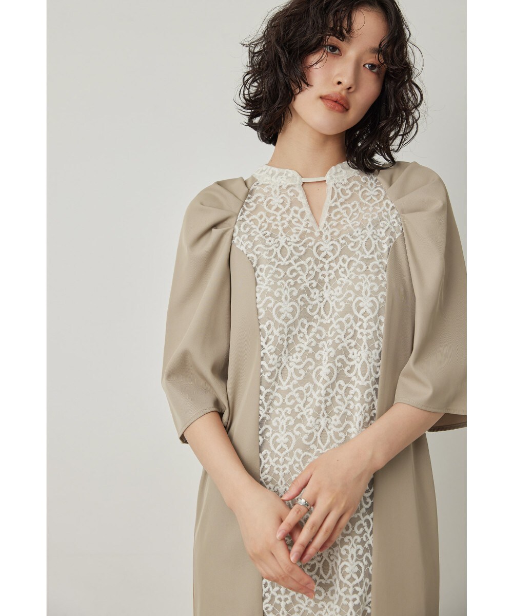 niana オケージョンドレス M ボルドー ニアナ niana 2wayパフチュールドレス ボレロセット キャミ