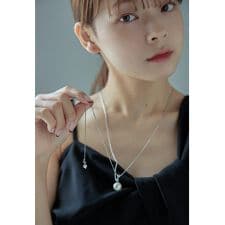 パールロングチェーンネックレス