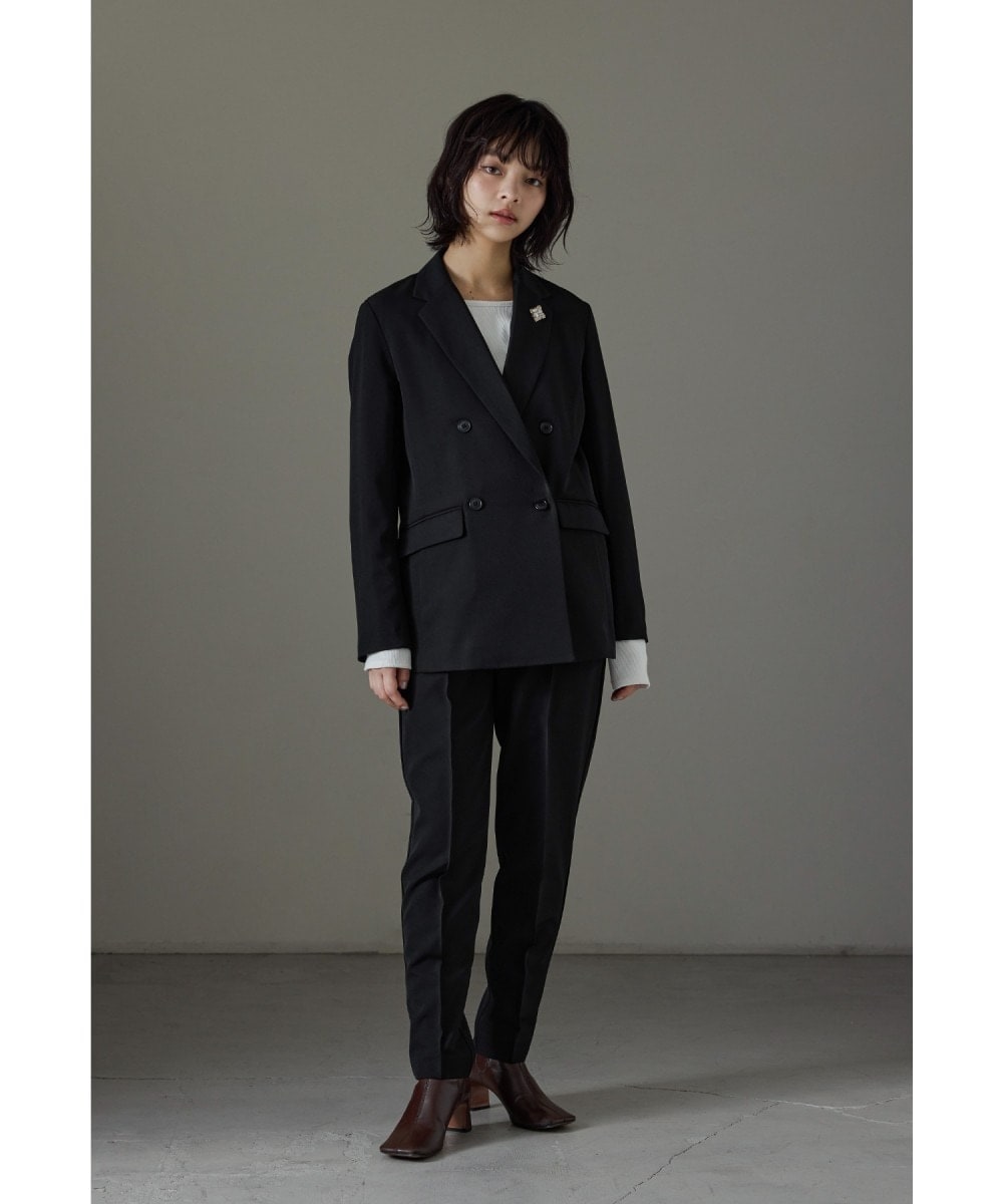 マックスマーラ MaxMara パンツスーツセットアップ 銀タグ 黒 36