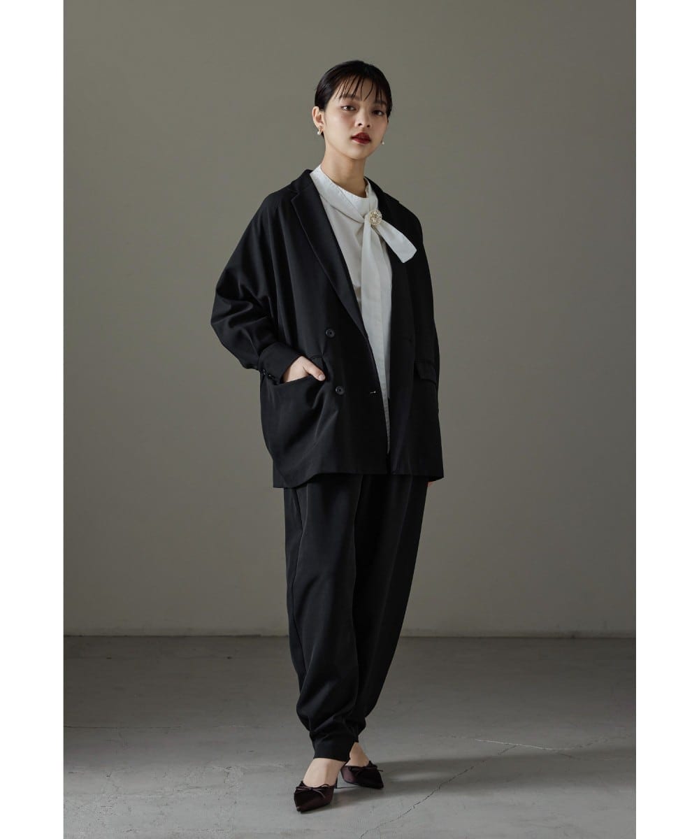 マックスマーラ MaxMara パンツスーツセットアップ 銀タグ 黒 36