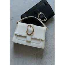 ニアナ(niana)のイレギュラーモチーフサテンバッグ