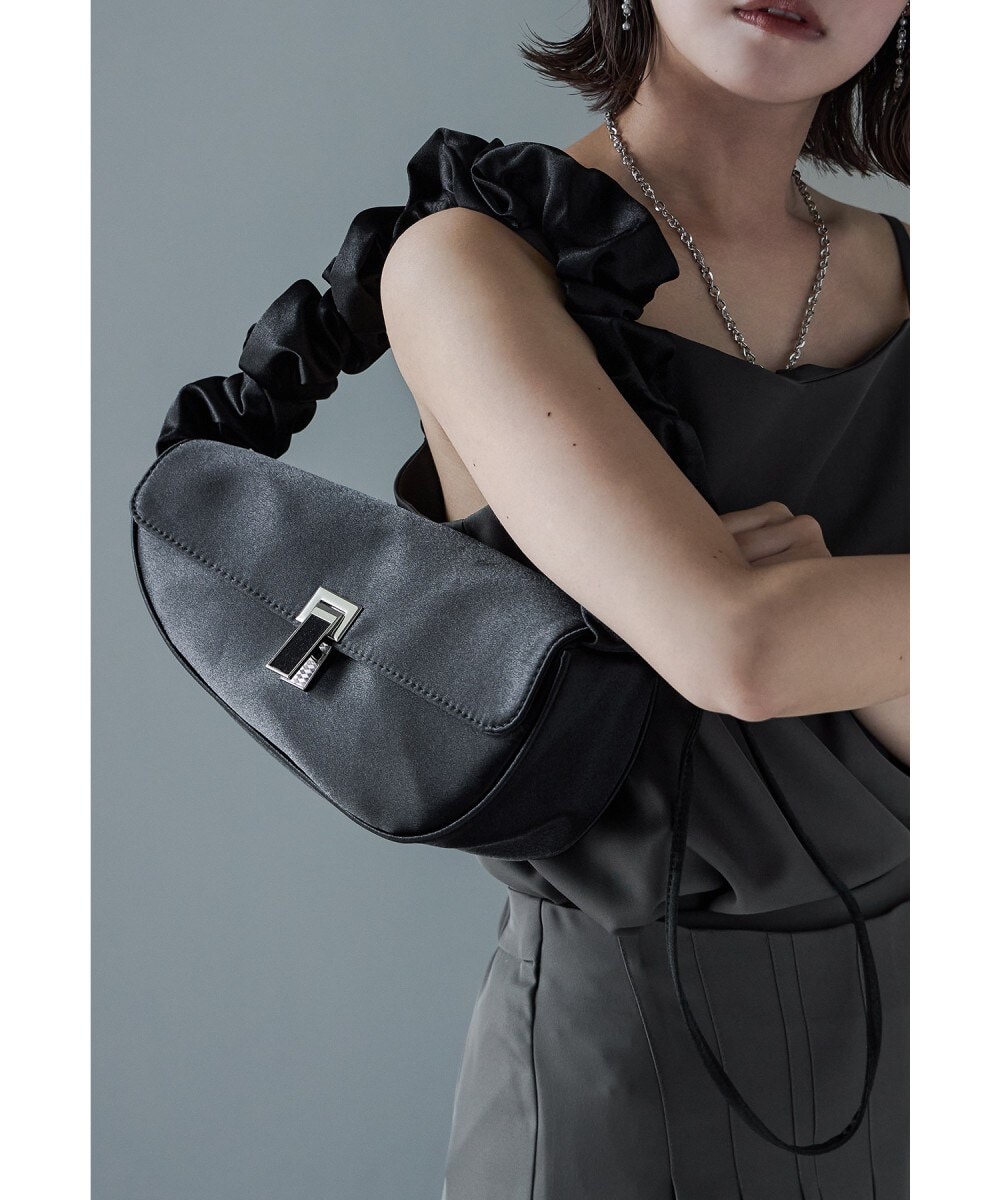 サテンフリルハンドルバッグ | ニアナ(niana) | マルイウェブチャネル