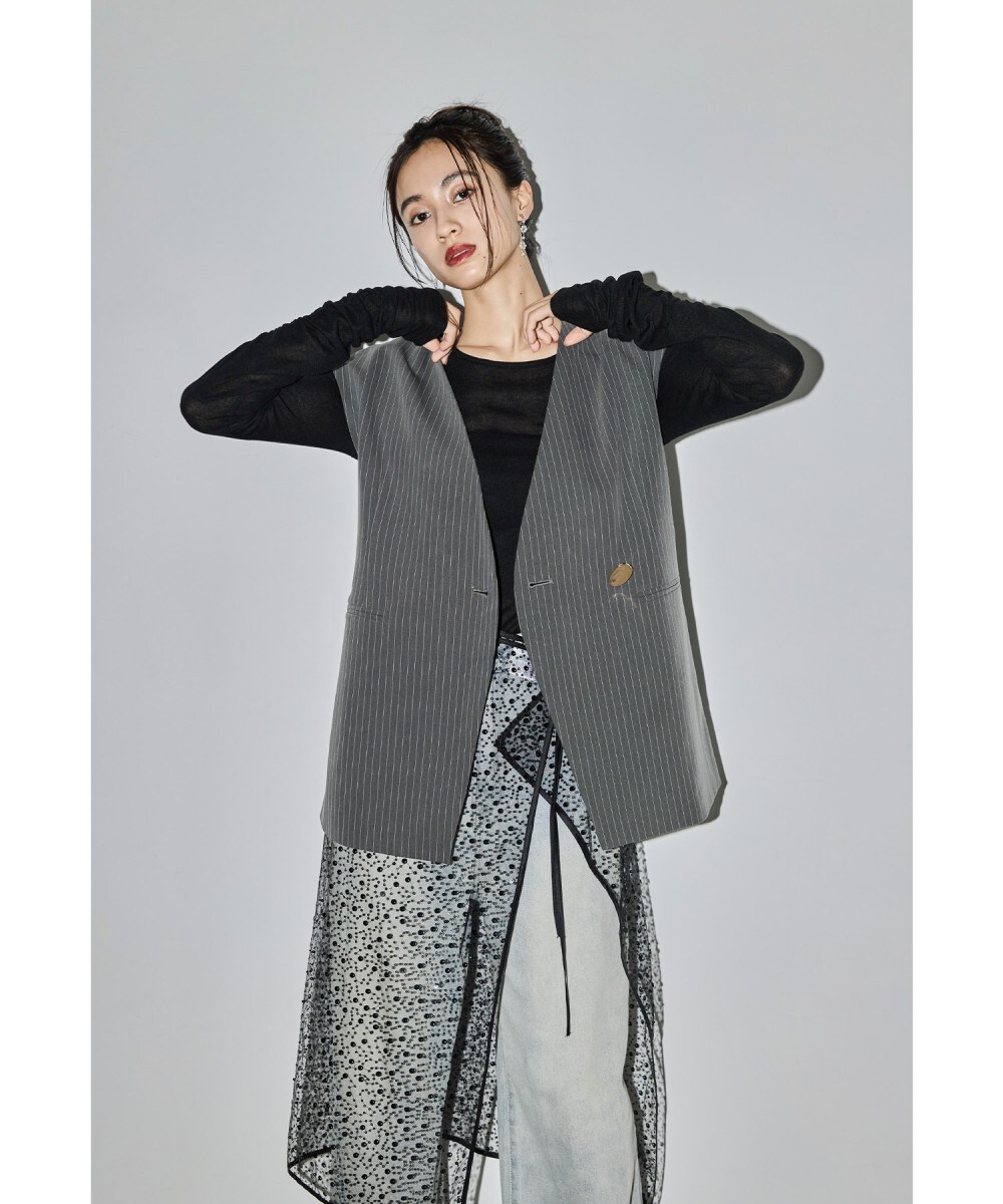 デイジーキルトウォームパデット ベスト | マリークワント(MARY QUANT