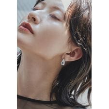 ドロップメタルイヤリング