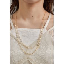 ブロッサムチェーン二連ネックレス