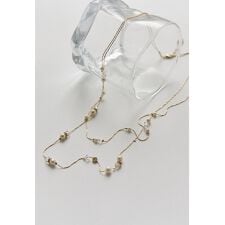 パールビジュー二連ネックレス