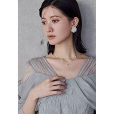 パール二連ネックレス