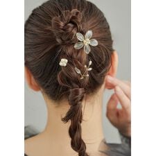 アメリカンフラワーヘアピン3本セット