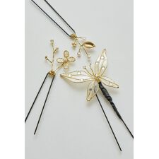 アメリカンフラワーヘアピン3本セット