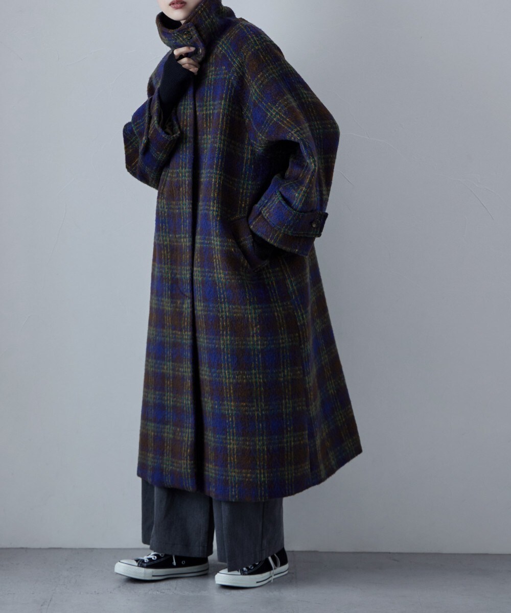 チェックロングコート | エトル(etoll.) | マルイウェブチャネル