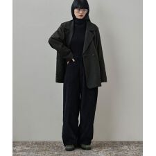 コーデュロイワイドカーブパンツ