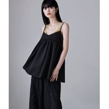 レイヤード風配色キャミソールビスチェ