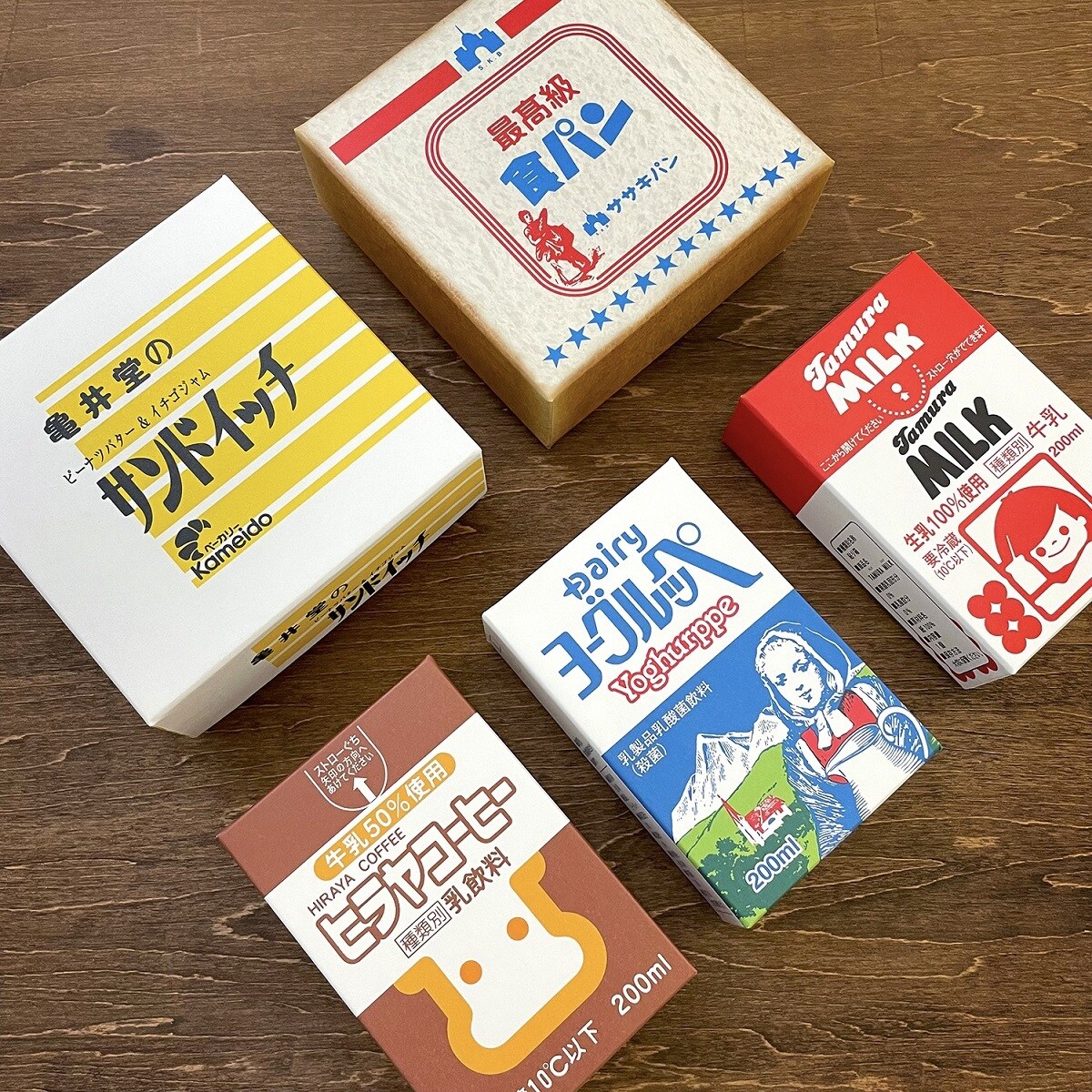 貼り箱 小 ヨーグルッペ 地元パン文具 Jimotopanbunngu Pan6305 ファッション通販 マルイウェブチャネル