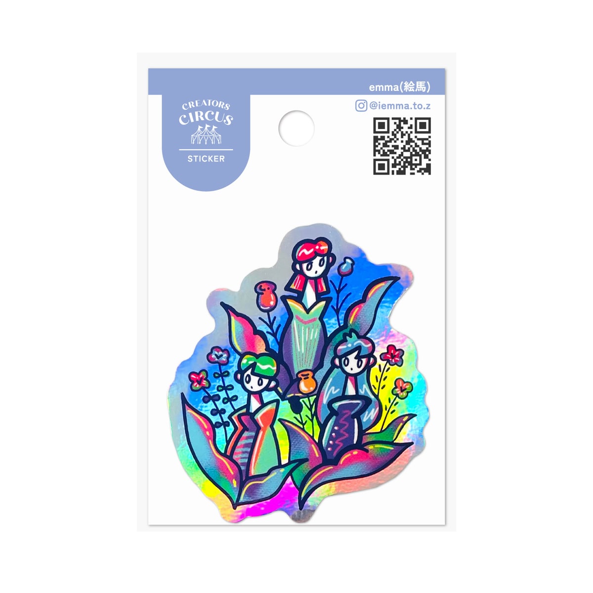 [�}���C]�N���G�C�^�[�Y�T�[�J�X �X�e�b�J�[ Garden Flowers/�t�����e�B�A�iFRONTIER�j Garden Flowers