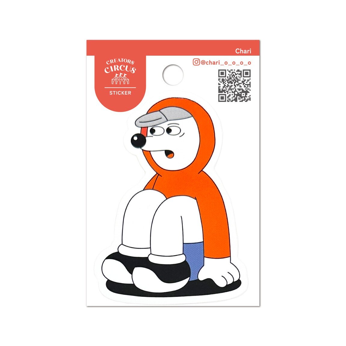 クリエイターズサーカス ステッカー チーズinマウス