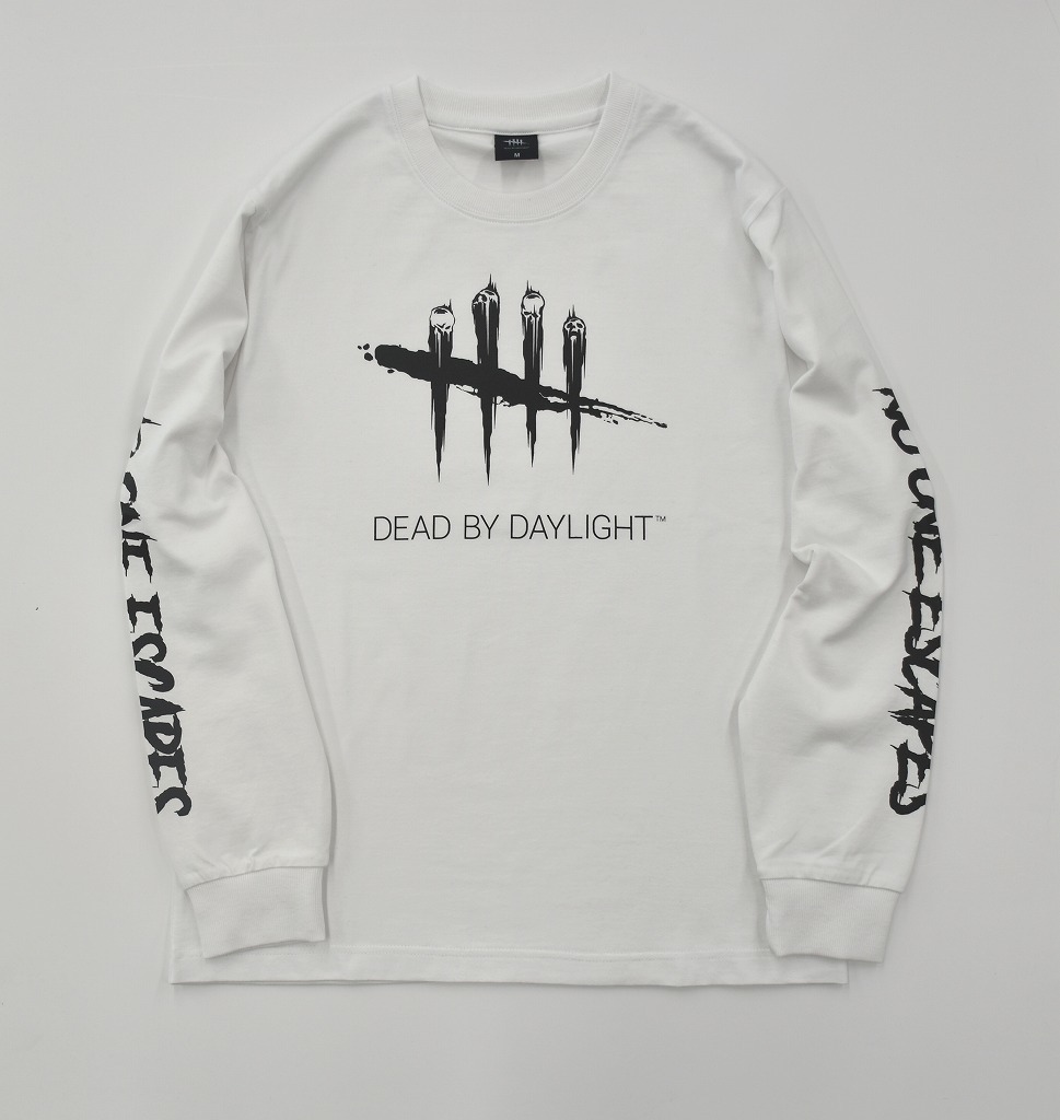 DEAD BY DAYLIGHT 袖文字PtロゴロングTシャツ | ブラックバルーン 