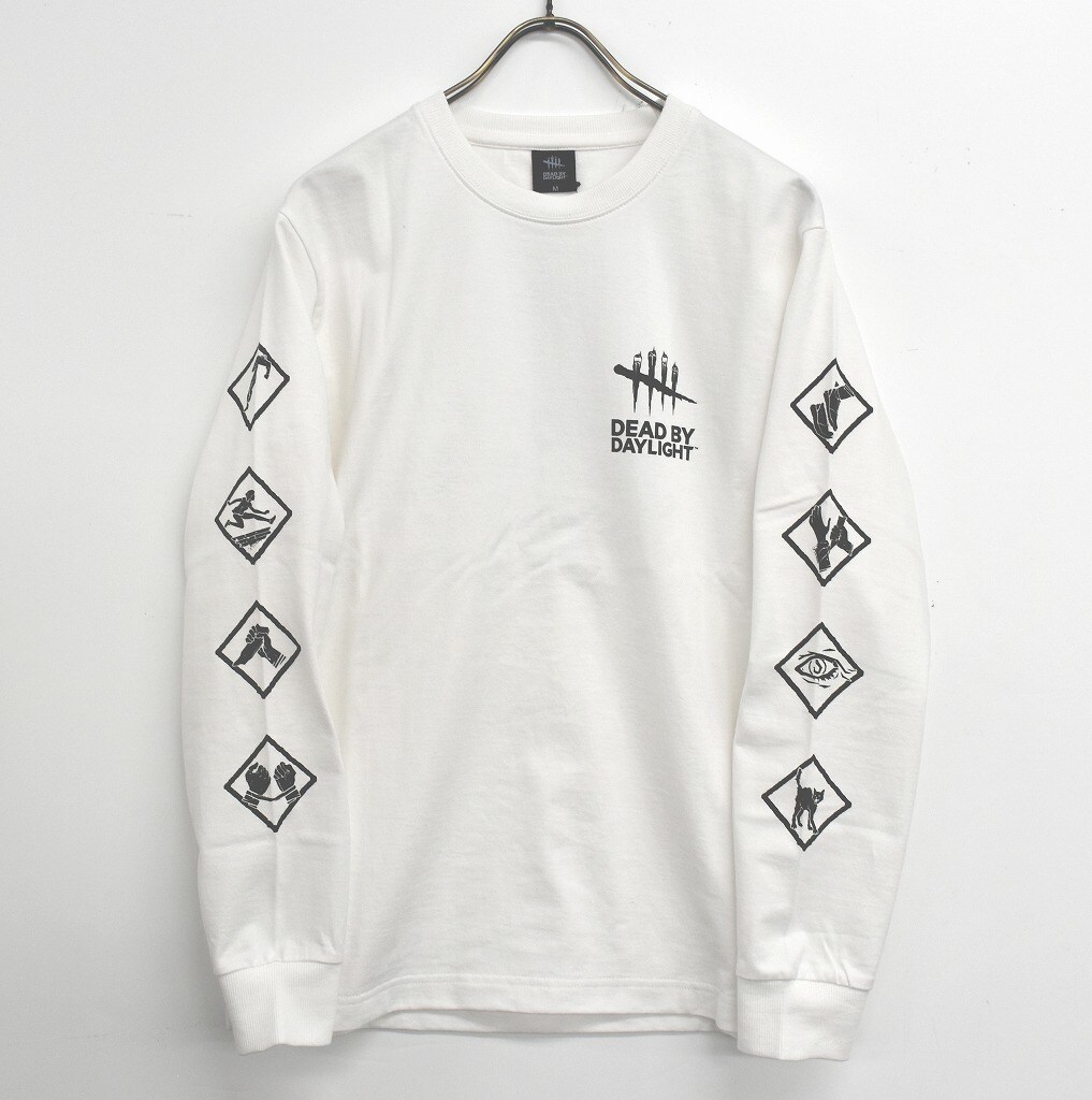 DEAD BY DAYLIGHT SURVIVOR ICON ロングTシャツ ホワイト | ブラック 