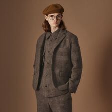 フォーティーカラッツ アンド ゴーニーゴ(40CARATS&525)の【Sサイズ～】ウール混ワッフルジャケット