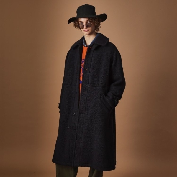 ATON/エイトン】 WASHED CASHMERE BALMACAAN COAT | エディフィス