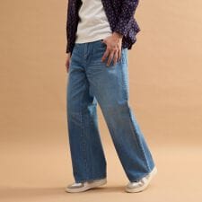 コットンデニムパンツ