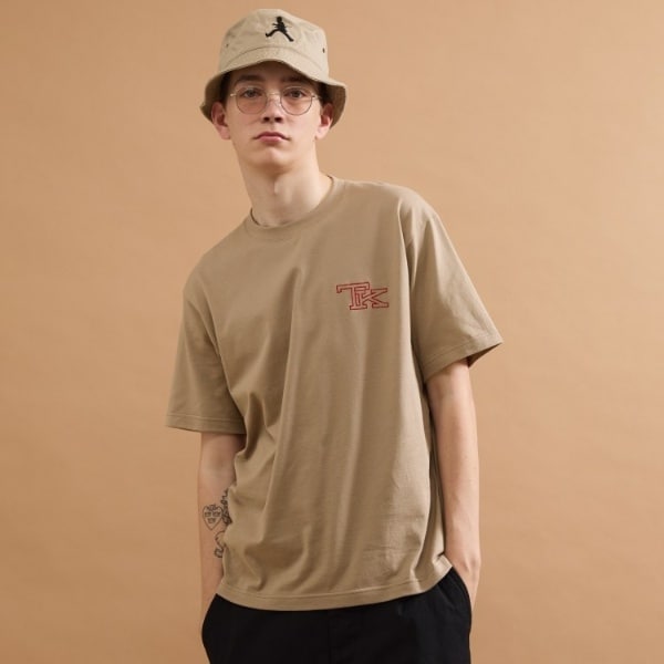Sサイズ～】TKワンポイント刺繍半袖Tシャツ | フォーティーカラッツ