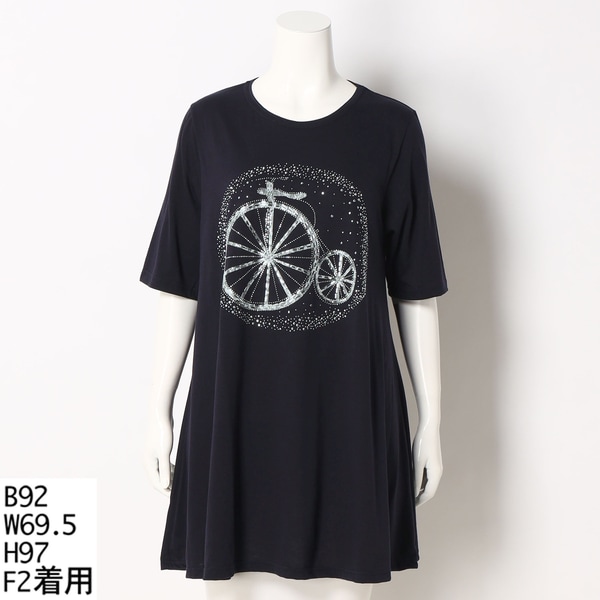 【大きいサイズレディース】ロゴ＆レースTシャツ 楽天市場】大きいサイズ レディース トップス Tシャツ