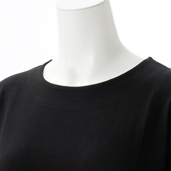 大きいサイズレディース】ストライプ切り替えカットソーチュニック