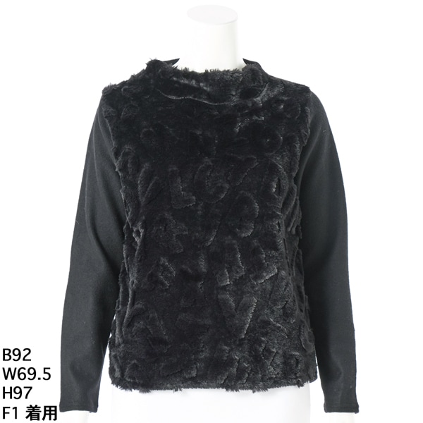 大きいサイズレディース】ラウンドヘム配色ベスト | クインティ(QUINTY