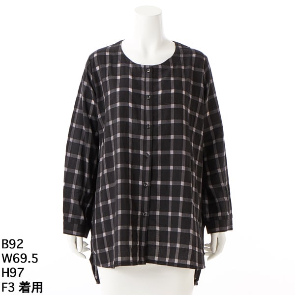 チェック柄シャツチュニック の通販 | マルイウェブチャネル