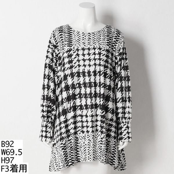 大きいサイズレデイ―ス】袖口リボン使いエスパンディストレッチ