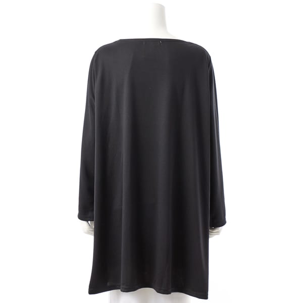 大きいサイズレディース】スクエアネックウールガーゼチェック＆ポンチ