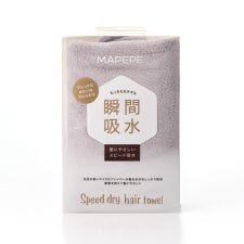 マペペ(mapepe)のマペペ　スピードドライヘアタオルオーキッドアッシュ