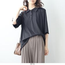 レスウェル(leswel)の【大きいサイズ】ランダムテレコポロシャツ