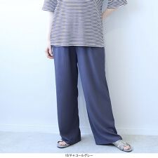【Ｌ～５Ｌ】【接触冷感】ミニテレコイージーパンツ