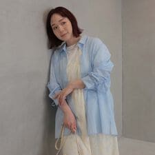 【大きいサイズ】【WEB/一部店舗限定】袖ドロストブラウス