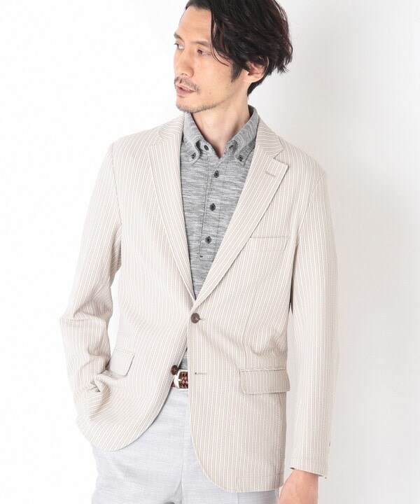 完売品【HIGH STREET】　サッカーストライプジャケット TORNADO MART｜HIGH STREET∴サッカーストライプジャケット