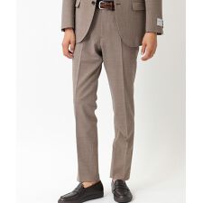 「クールマックス」ウールサッカーギンガムチェックパンツ【セットアップ・別売りジャケット有り】