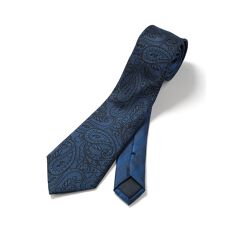 ＜クレリックタイ＞シャドーペイズリー柄/シャドーストライプ（同素材チーフ・ボウタイあり）