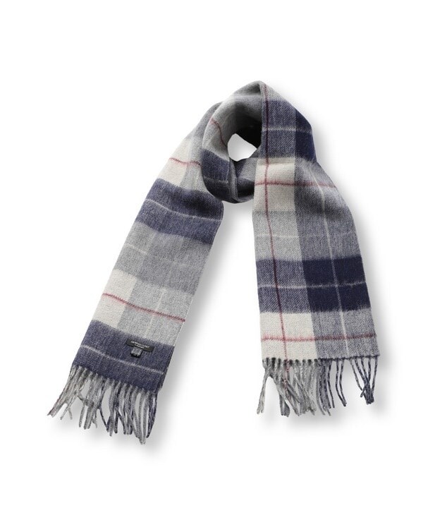 カシミヤ混 リバーシブルタータンチェックウールマフラー | クラウ