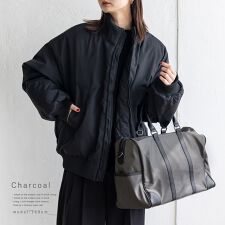 本革×ナイロン2wayボストンバッグ【aroco/アロコ】