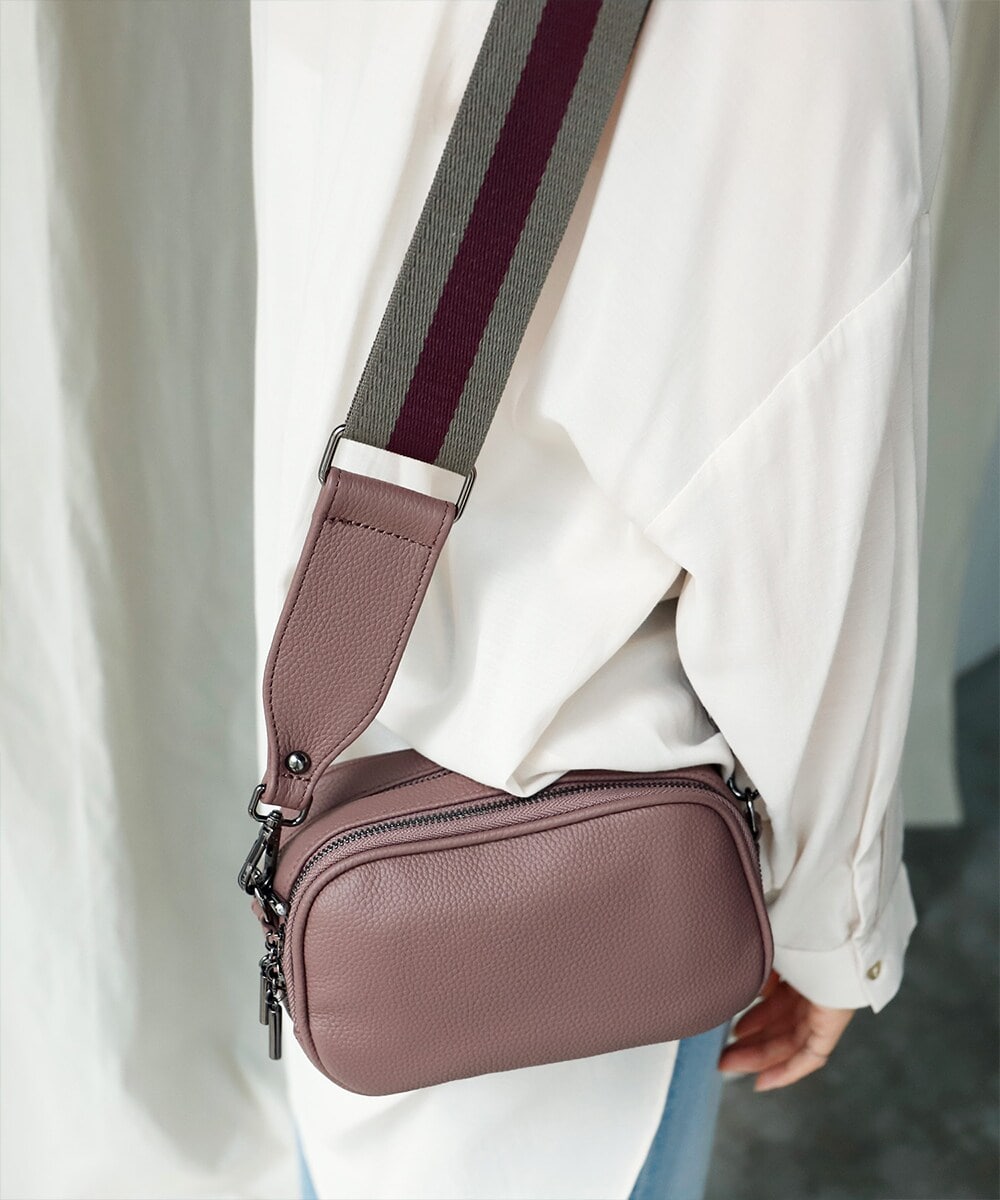 本牛革スクエアショルダーバッグ【aroco/アロコ】 | ヴィータ