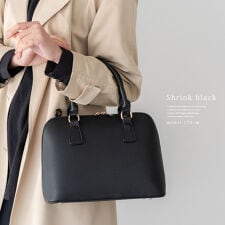 ヴィータフェリーチェ(VitaFelice)のラウンドファスナー2wayハンドバッグ【aroco/アロコ】セレモニー向け