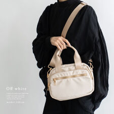 ナイロン2wayミニショルダートートバッグ【aroco/アロコ】