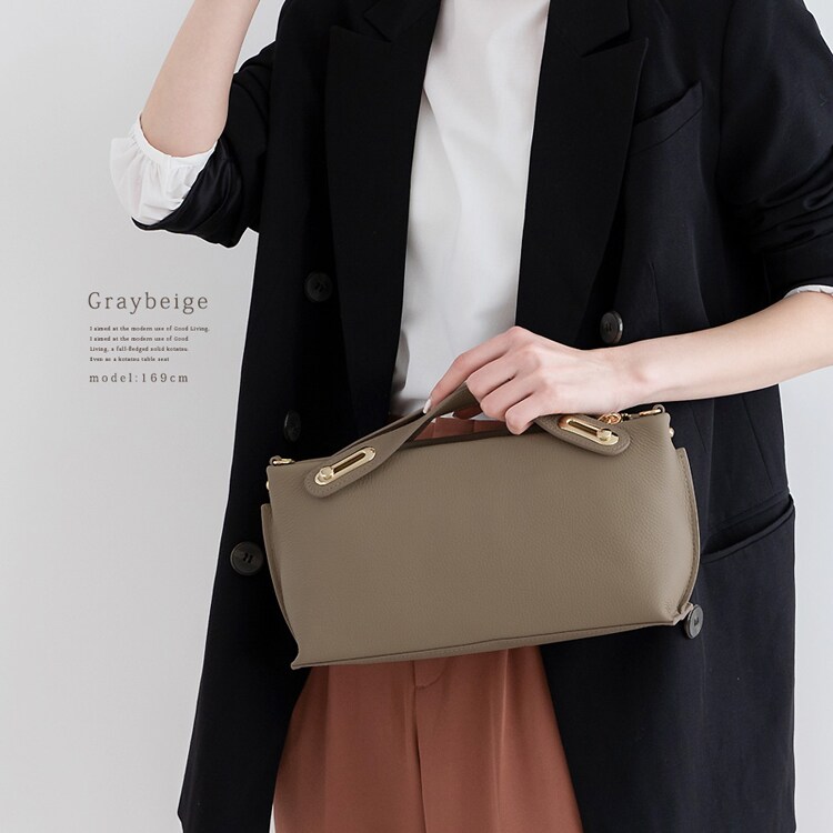 本牛革巾着ショルダーバッグ【aroco/アロコ】 | ヴィータフェリーチェ