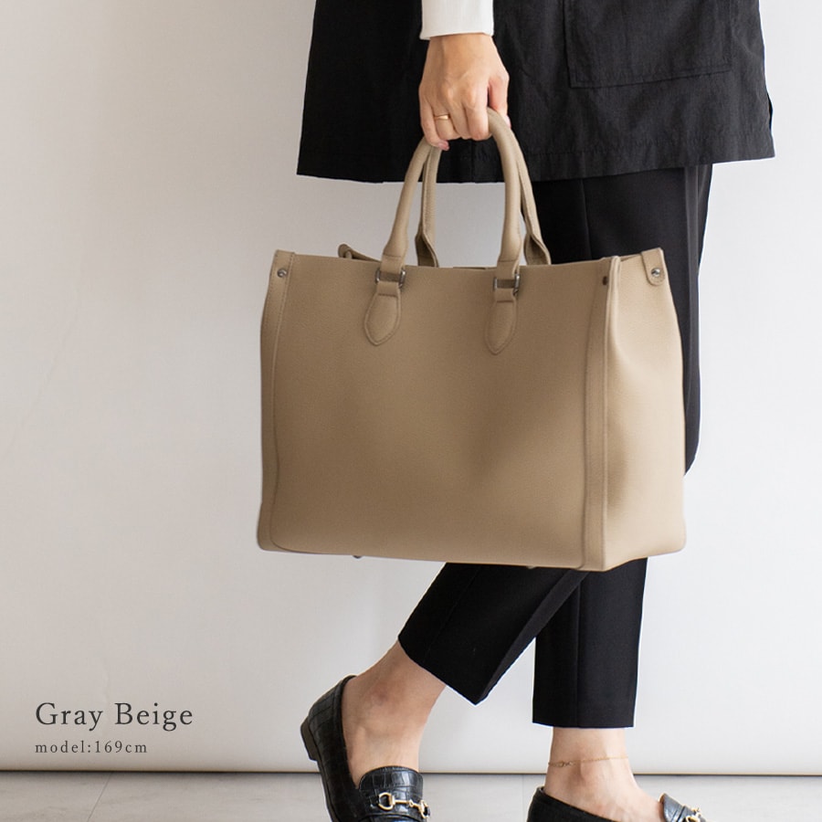 ダブルハンドル本革トートバッグ 【Depral/デプラル】 | ヴィータ